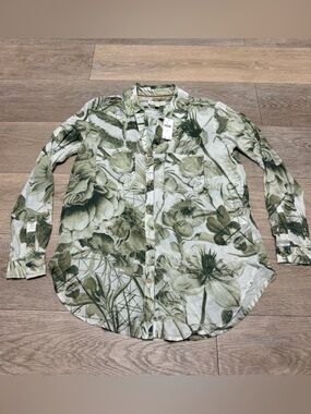 AnthropologieThe Romy Relaxed Buttondown Shirt xS Pilcro Manel Villalonga - NWT